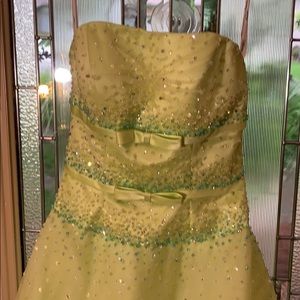 Tiffany Designs Dresses - Tiffany Designs Ball Gown chartreuse Tiffany Designs Dresses - Tiffany Designs Ball Gown chartreuse